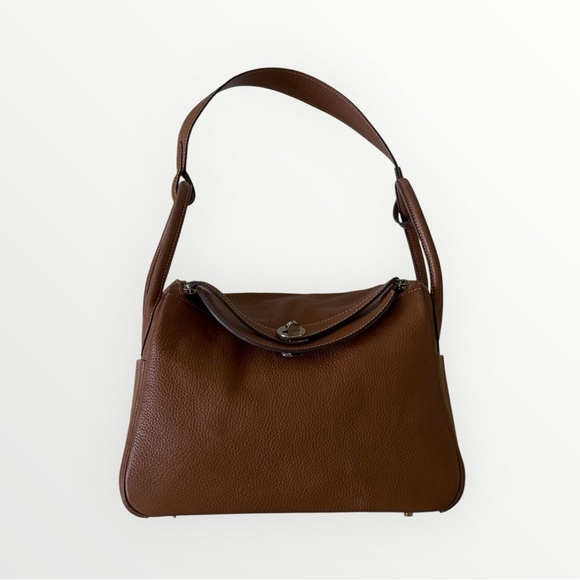 Hermes Lindy Bag Genuine Tan Leather - Picture 2 of 11